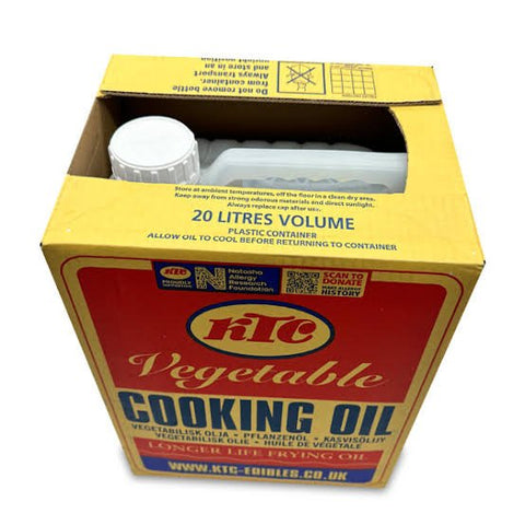KTC Vegetable Oil - 20L Box - Washington Vapes Wholesale