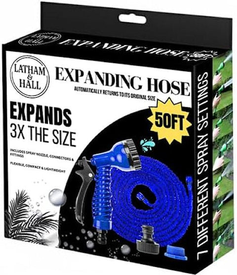 Latham & Hall Expandable Hose Pipe 50ft Assorted Colours - Washington Vapes Wholesale