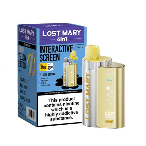 Lost Mary 4 in 1 Prefilled Pod Vape Kit - (Pack of 5) - Washington Vapes Wholesale