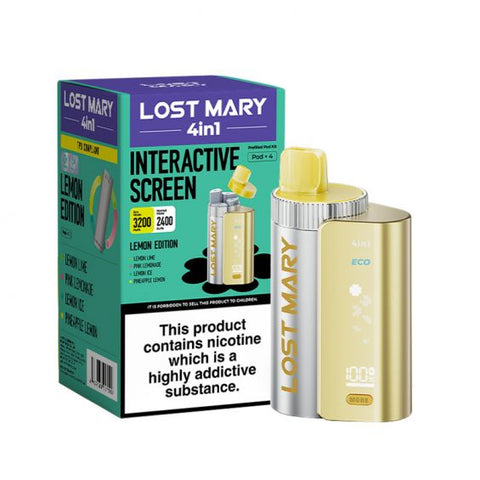 Lost Mary 4 in 1 Prefilled Pod Vape Kit - (Pack of 5) - Washington Vapes Wholesale