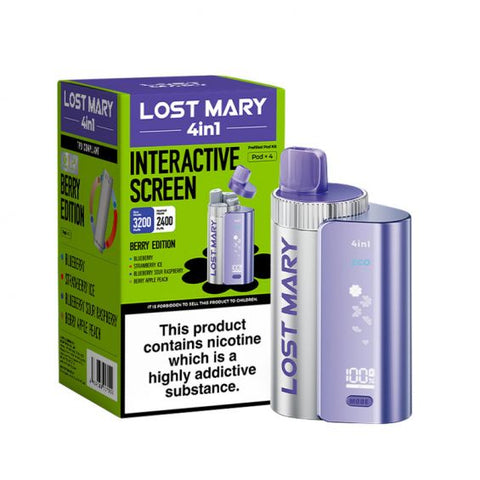 Lost Mary 4 in 1 Prefilled Pod Vape Kit - (Pack of 5) - Washington Vapes Wholesale
