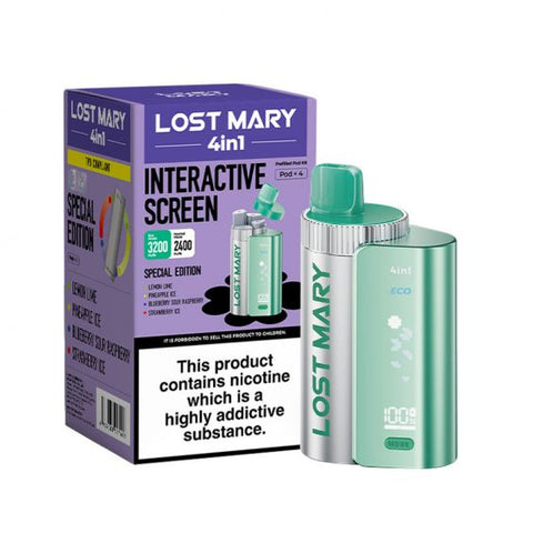Lost Mary 4 in 1 Prefilled Pod Vape Kit - (Pack of 5) - Washington Vapes Wholesale
