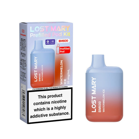 Lost Mary BM600 Rechargeable Prefilled Pod Kit - (Box of 10) - Washington Vapes Wholesale