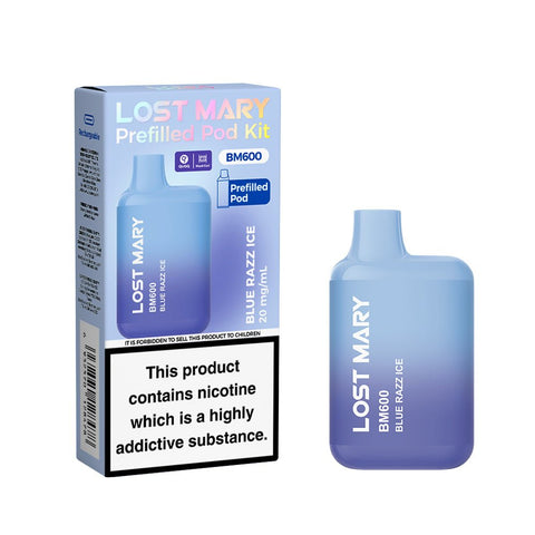 Lost Mary BM600 Rechargeable Prefilled Pod Kit - (Box of 10) - Washington Vapes Wholesale