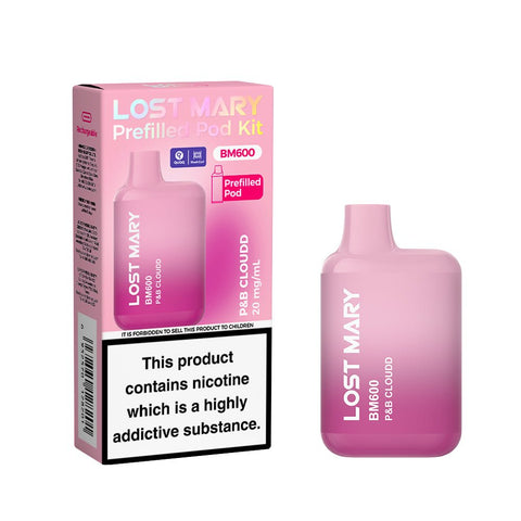 Lost Mary BM600 Rechargeable Prefilled Pod Kit - (Box of 10) - Washington Vapes Wholesale