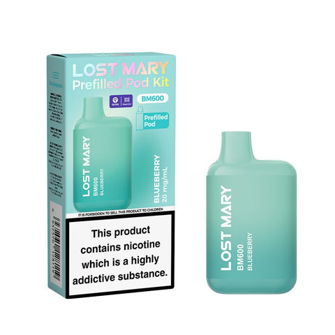 Lost Mary BM600 Rechargeable Prefilled Pod Kit - (Box of 10) - Washington Vapes Wholesale