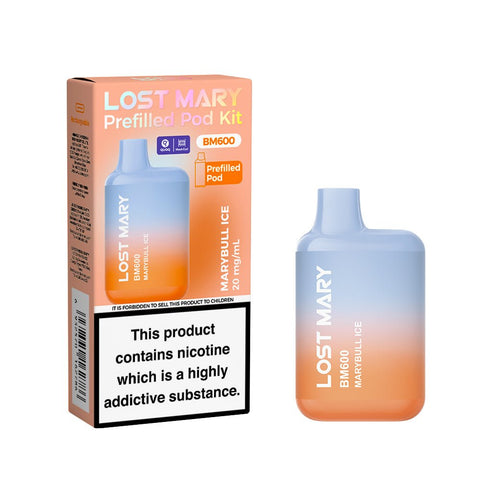 Lost Mary BM600 Rechargeable Prefilled Pod Kit - (Box of 10) - Washington Vapes Wholesale