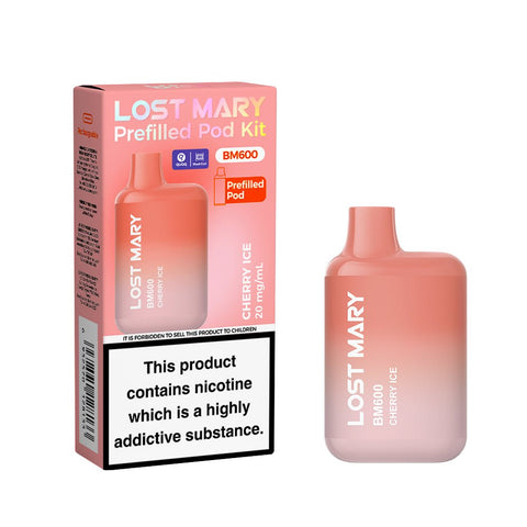 Lost Mary BM600 Rechargeable Prefilled Pod Kit - (Box of 10) - Washington Vapes Wholesale