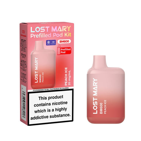 Lost Mary BM600 Rechargeable Prefilled Pod Kit - (Box of 10) - Washington Vapes Wholesale