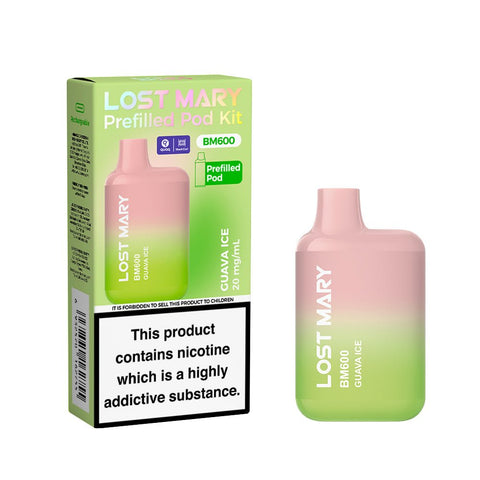 Lost Mary BM600 Rechargeable Prefilled Pod Kit - (Box of 10) - Washington Vapes Wholesale