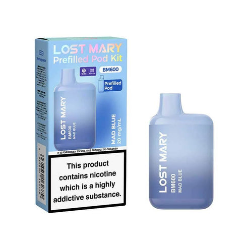 Lost Mary BM600 Rechargeable Prefilled Vape Kit - (Box of 10) - Washington Vapes Wholesale