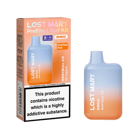 Lost Mary BM600 Rechargeable Prefilled Vape Kit - (Box of 10) - Washington Vapes Wholesale