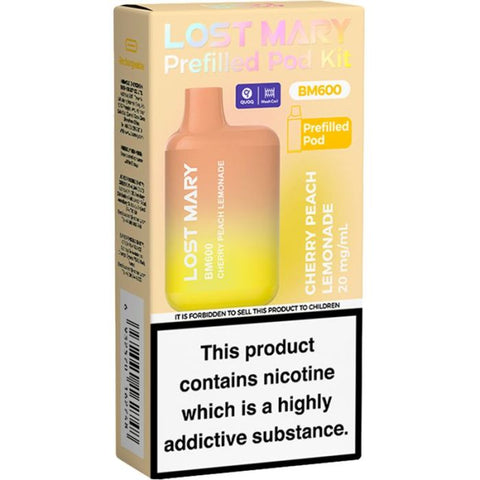 Lost Mary BM600 Rechargeable Prefilled Vape Kit - (Box of 10) - Washington Vapes Wholesale