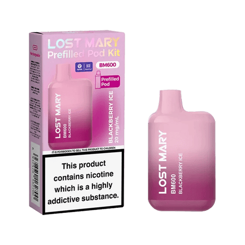 Lost Mary BM600 Rechargeable Prefilled Vape Kit - (Box of 10) - Washington Vapes Wholesale