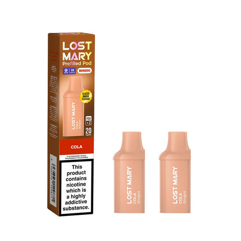 Lost Mary BM600 Replacement Pod - (Box of 10) - Washington Vapes Wholesale