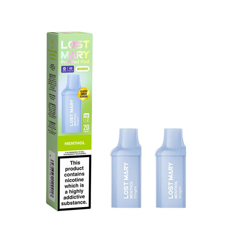 Lost Mary BM600 Replacement Pod - (Box of 10) - Washington Vapes Wholesale