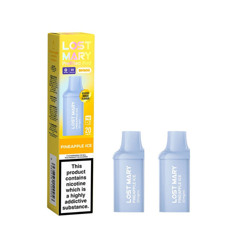 Lost Mary BM600 Replacement Pod Kit - (Box of 10) - Washington Vapes Wholesale