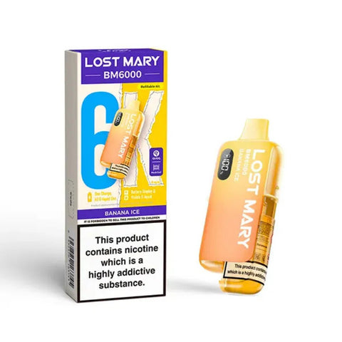 Lost Mary BM6000 Rechargeable Vape Kit - (Box of 5) - Washington Vapes Wholesale