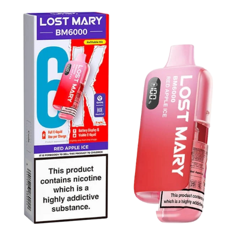 Lost Mary BM6000 Rechargeable Vape Kit - (Box of 5) - Washington Vapes Wholesale