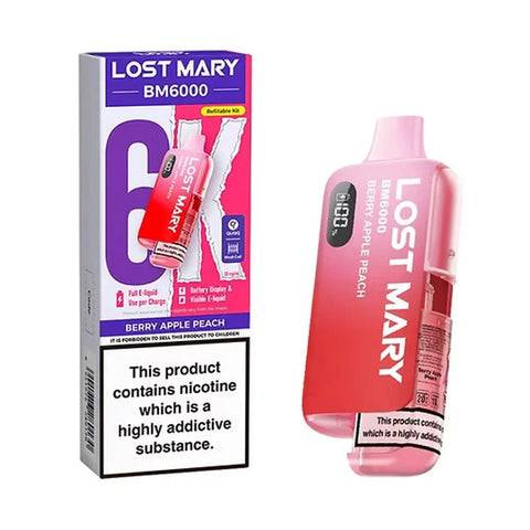 Lost Mary BM6000 Rechargeable Vape Kit - (Box of 5) - Washington Vapes Wholesale