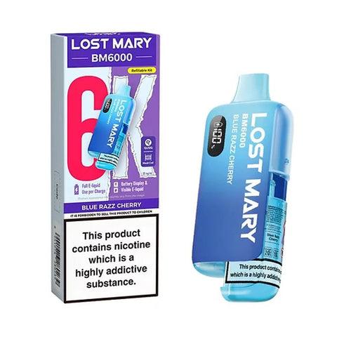 Lost Mary BM6000 Rechargeable Vape Kit - (Box of 5) - Washington Vapes Wholesale