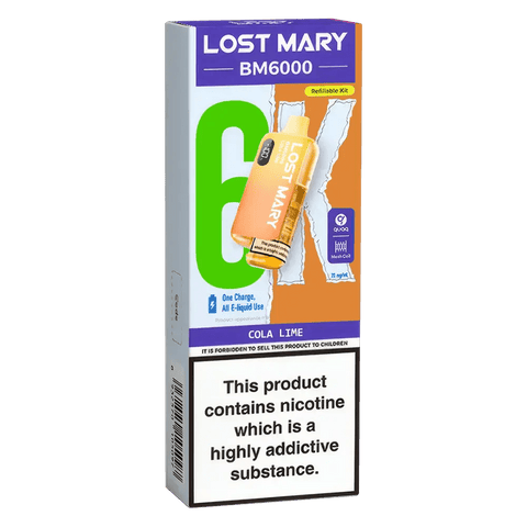 Lost Mary BM6000 Rechargeable Vape Kit - (Box of 5) - Washington Vapes Wholesale