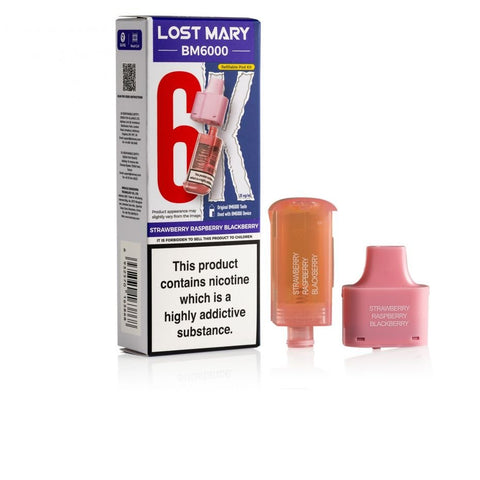 Lost Mary BM6000 Refillable Pods - (Pack of 5) - Washington Vapes Wholesale