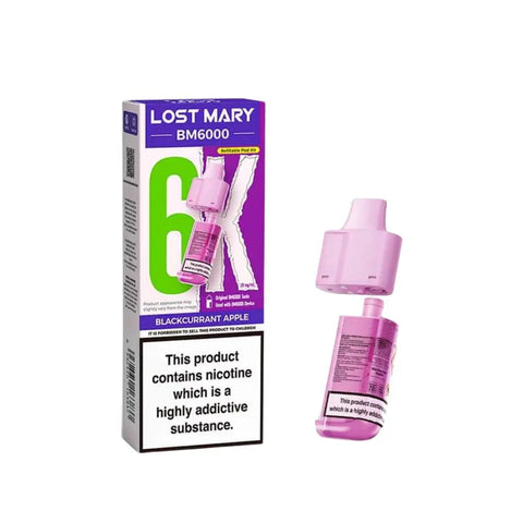 Lost Mary BM6000 Refillable Pods - (Pack of 5) - Washington Vapes Wholesale