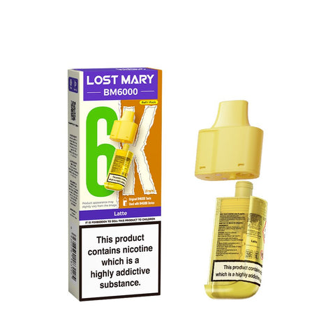 Lost Mary BM6000 Refillable Pods - (Pack of 5) - Washington Vapes Wholesale