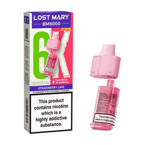 Lost Mary BM6000 Refillable Pods - (Pack of 5) - Washington Vapes Wholesale