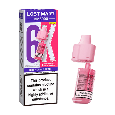 Lost Mary BM6000 Refillable Pods - (Pack of 5) - Washington Vapes Wholesale