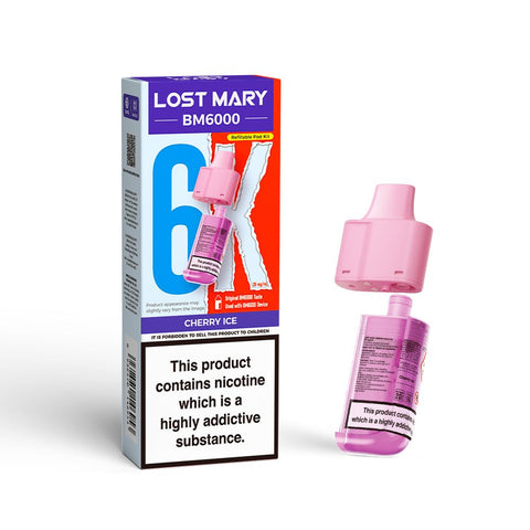 Lost Mary BM6000 Refillable Pods - (Pack of 5) - Washington Vapes Wholesale