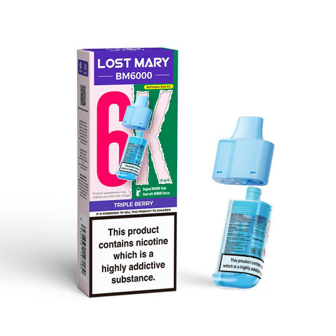 Lost Mary BM6000 Refillable Pods - (Pack of 5) - Washington Vapes Wholesale