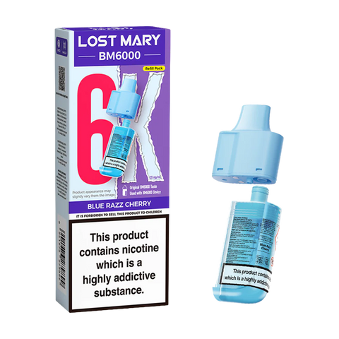 Lost Mary BM6000 Refillable Pods - (Pack of 5) - Washington Vapes Wholesale