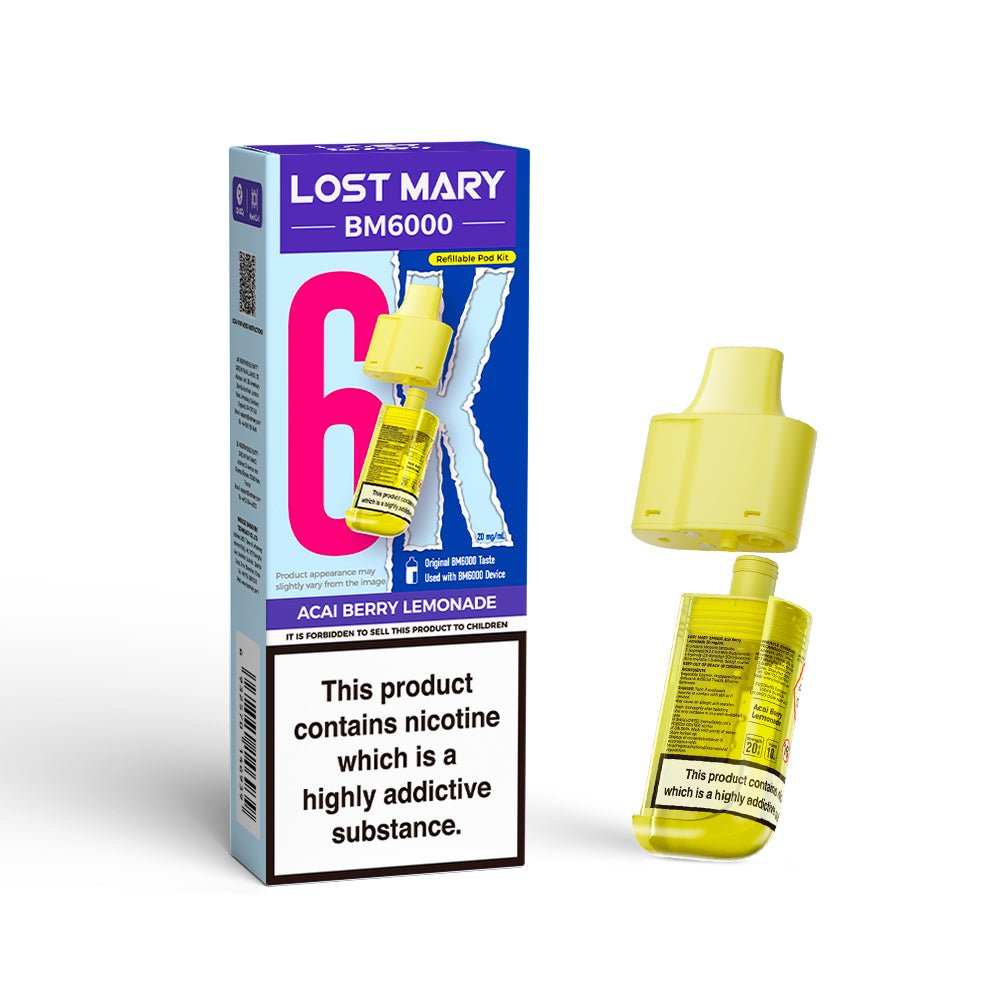 lost mary pods amazon BUY 1 GET 1 FREE Scary Berry Lost Mary Nera Fullview Pods (2pk) | Vape main image 1