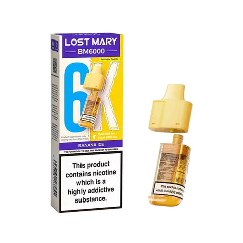 Lost Mary BM6000 Refillable Pods - (Pack of 5) - Washington Vapes Wholesale