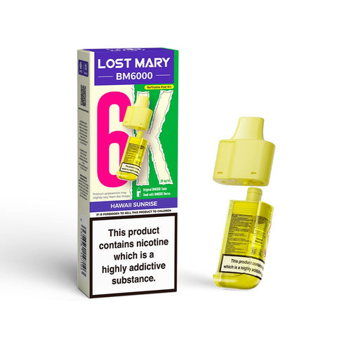 Lost Mary BM6000 Refillable Pods - (Pack of 5) - Washington Vapes Wholesale