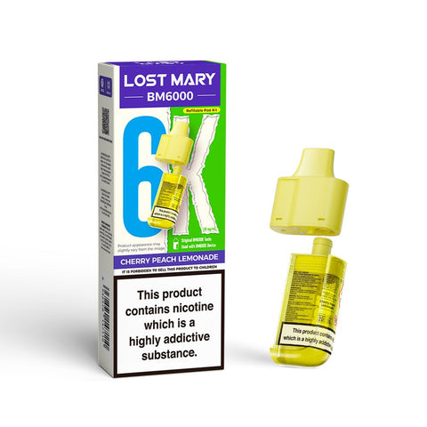 Lost Mary BM6000 Refillable Pods - (Pack of 5) - Washington Vapes Wholesale