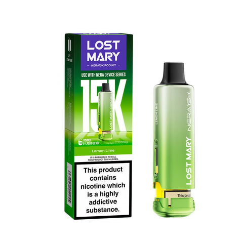 Lost Mary Nera 15K Refillable Pod Kit - (Pack of 5) - Washington Vapes Wholesale