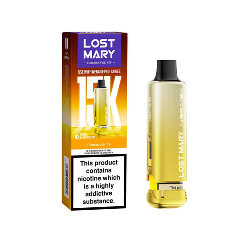 Lost Mary Nera 15K Refillable Pod Kit - (Pack of 5) - Washington Vapes Wholesale
