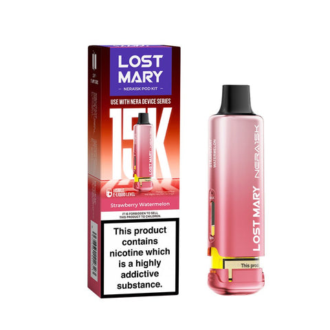 Lost Mary Nera 15K Refillable Pod Kit - (Pack of 5) - Washington Vapes Wholesale