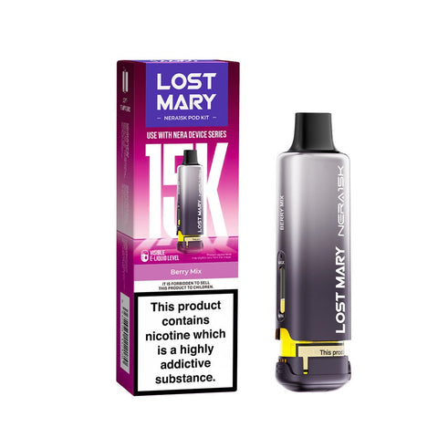 Lost Mary Nera 15K Refillable Pod Kit - (Pack of 5) - Washington Vapes Wholesale