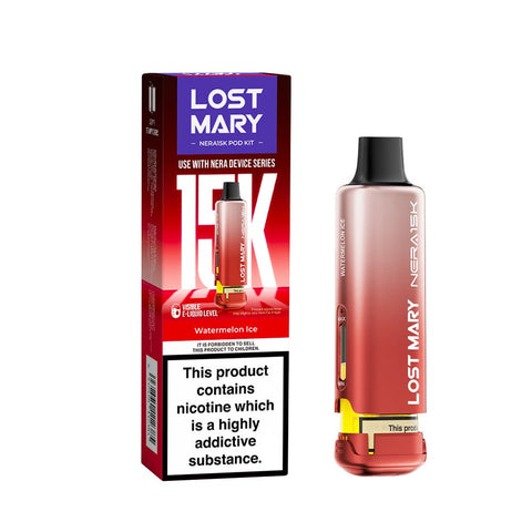 Lost Mary Nera 15K Refillable Pod Kit - (Pack of 5) - Washington Vapes Wholesale