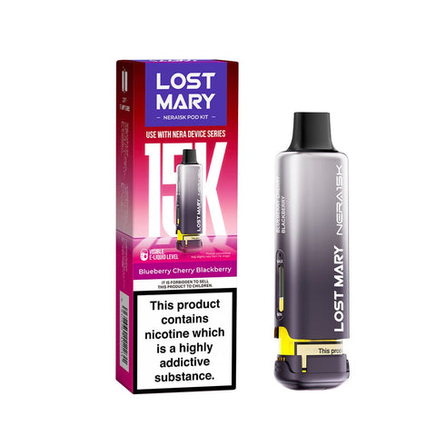 Lost Mary Nera 15K Refillable Pod Kit - (Pack of 5) - Washington Vapes Wholesale