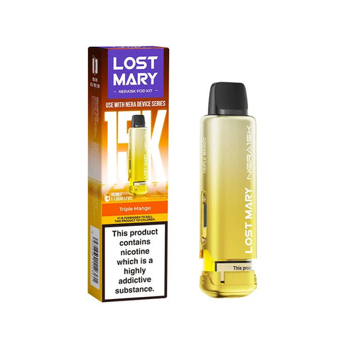 Lost Mary Nera 15K Refillable Pod Kit - (Pack of 5) - Washington Vapes Wholesale