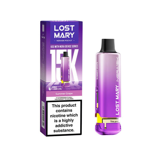 Lost Mary Nera 15K Refillable Pod Kit - (Pack of 5) - Washington Vapes Wholesale