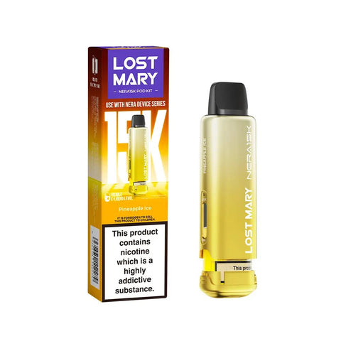 Lost Mary Nera 15K Refillable Pod Kit - (Pack of 5) - Washington Vapes Wholesale