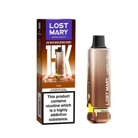 Lost Mary Nera 15K Refillable Pod Kit - (Pack of 5) - Washington Vapes Wholesale