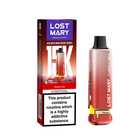 Lost Mary Nera 15K Refillable Pod Kit - (Pack of 5) - Washington Vapes Wholesale