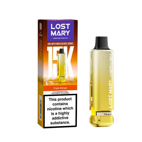 Lost Mary Nera 15K Refillable Pod Kit - (Pack of 5) - Washington Vapes Wholesale